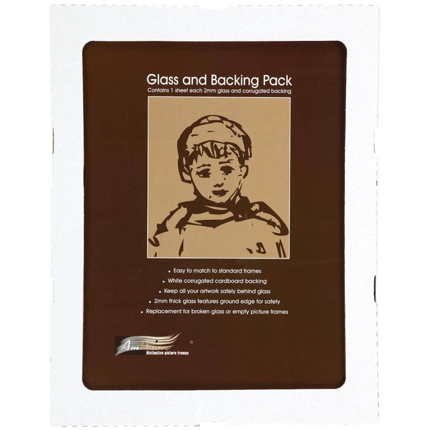 Ambiance Picture Frame Glass and Backing 12" x 16" Individual