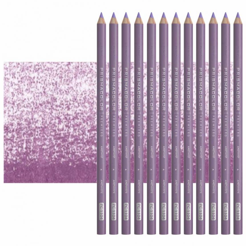 Prismacolor Premiere Colored Pencil PC1104 - Amethyst, Box of 12