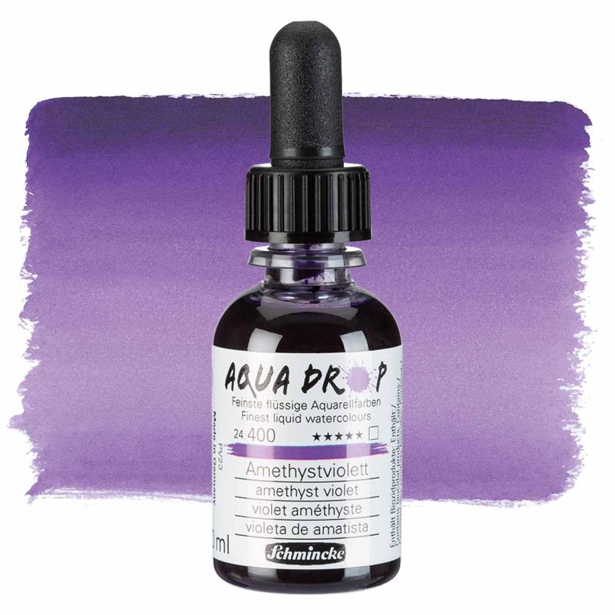 Schmincke Aqua Drop Liquid Watercolor 30ml Amethyst Violet
