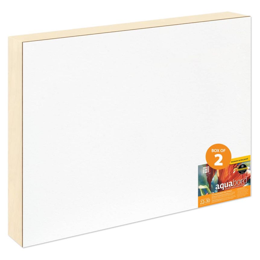 Ampersand Museum Series Aquabord 2" Deep Cradle Panel 22x30" (Box of 2)