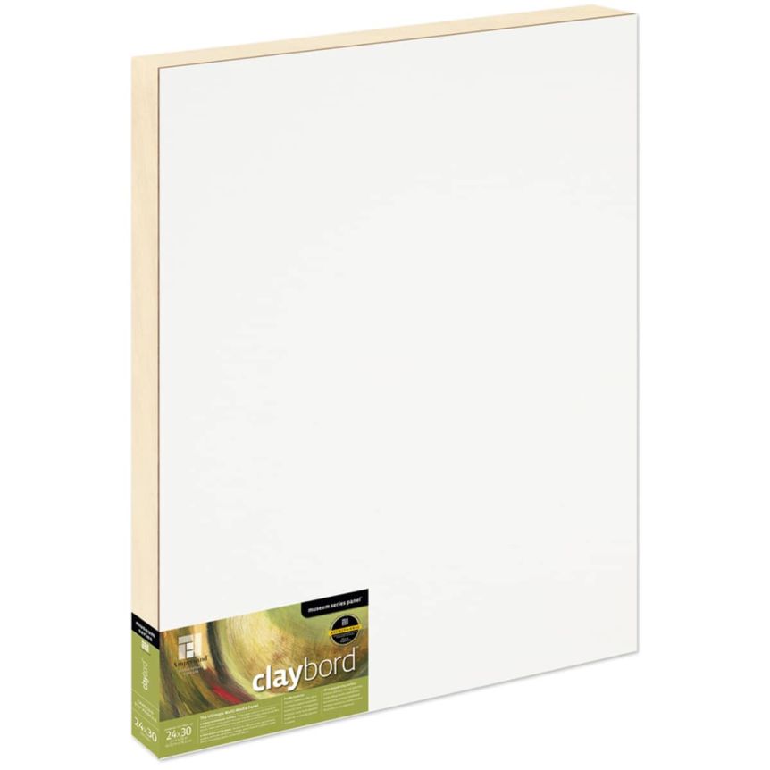 Ampersand Claybord Panel 1-1/2" Cradle - 24" x 30"