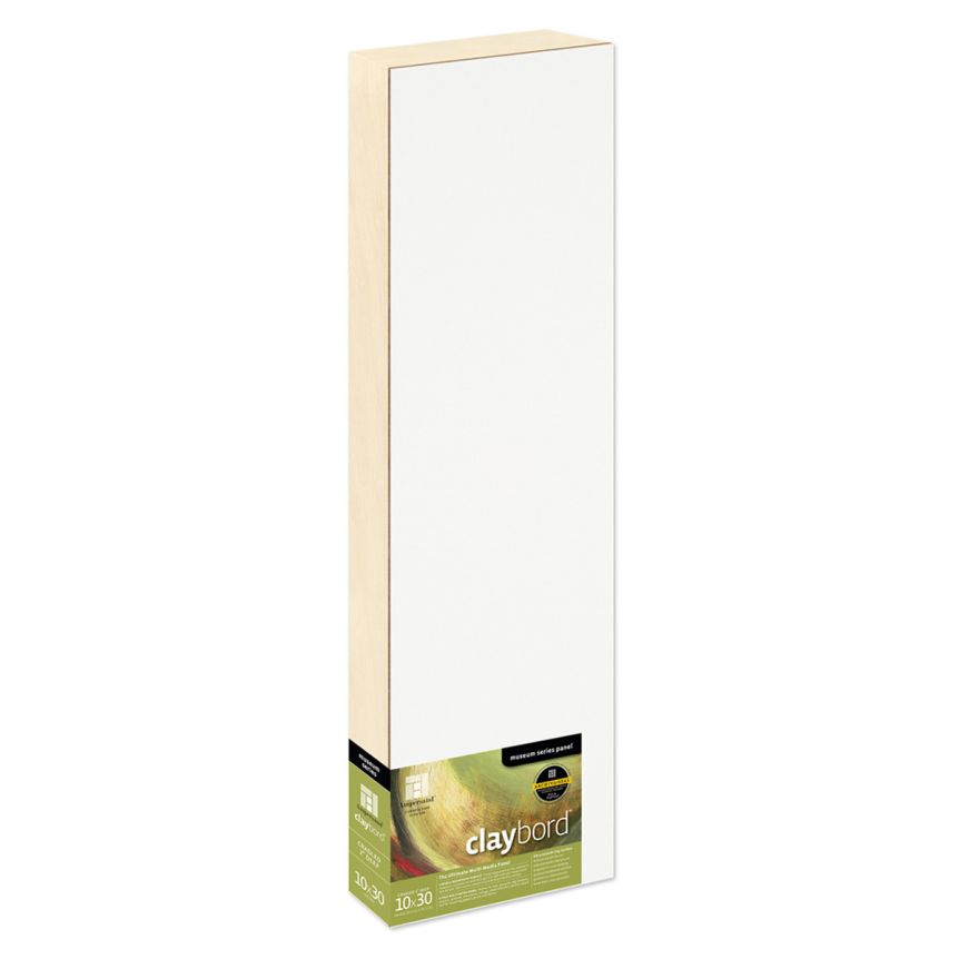 Ampersand Claybord Panel 2" Cradle 10" x 30" Jerry's Artarama