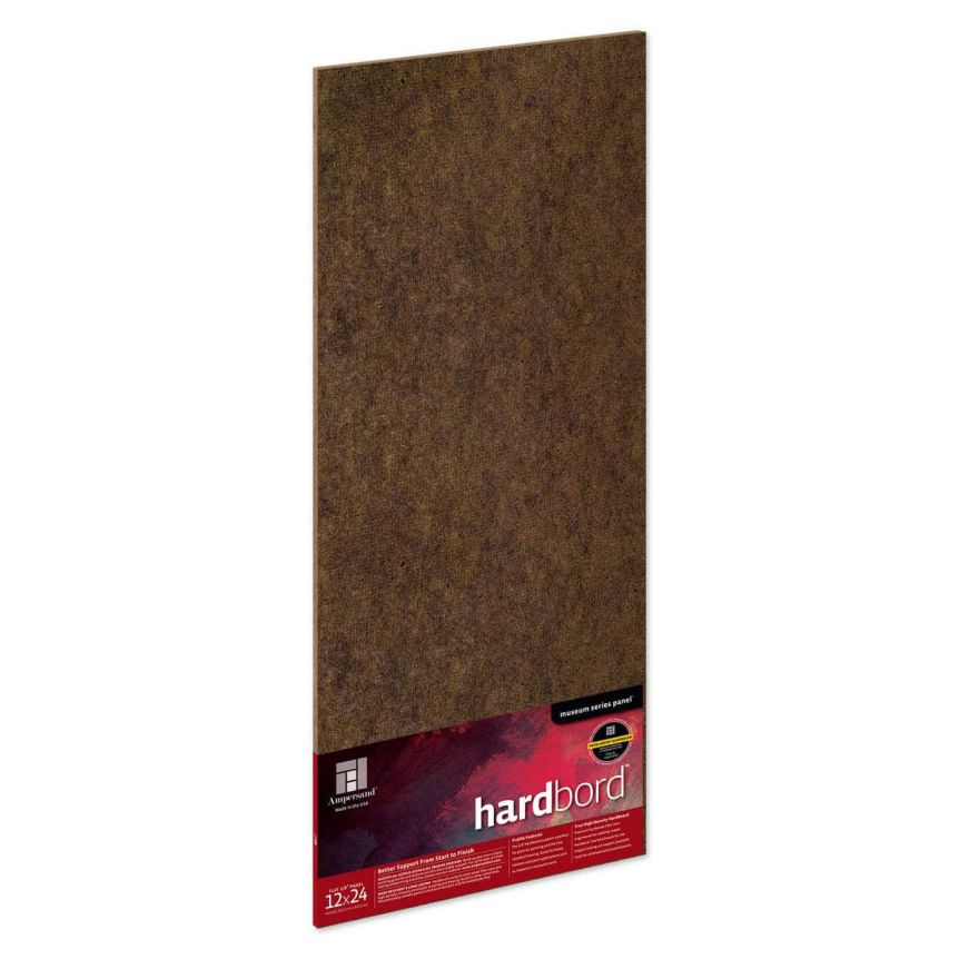 Ampersand Hardbord 1/8" Flat Panel 12x24"