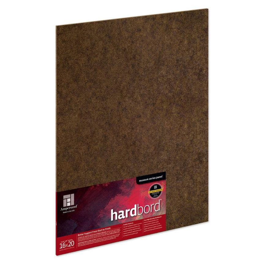 Ampersand Hardbord 1/8" Flat Panel 16x20"