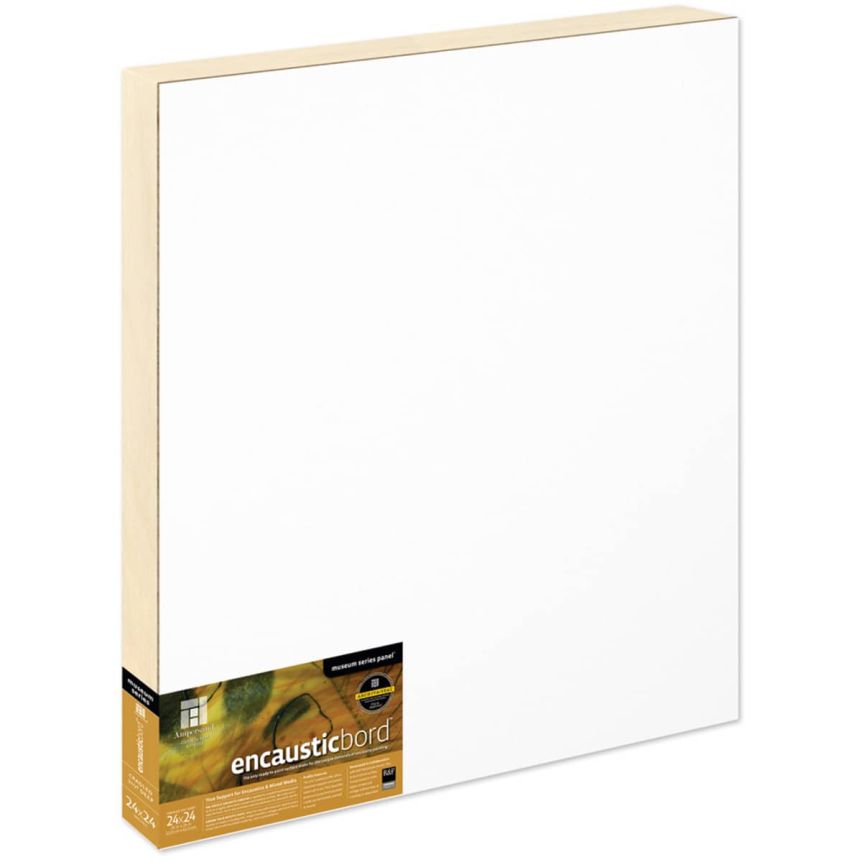 Ampersand Encausticbord 1-1/2" Cradled Panel 24x24"