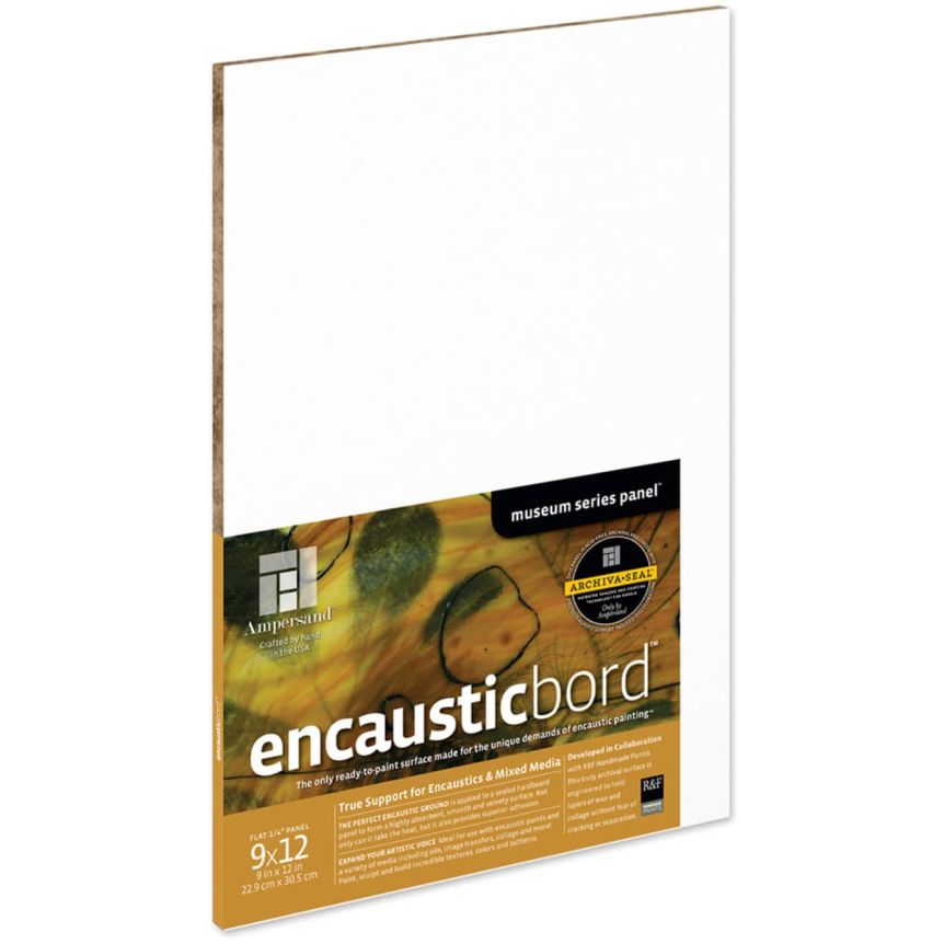 Ampersand Encausticbord 1/4" Flat Panel 9x12"