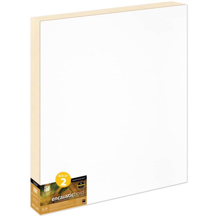 Ampersand Encausticbord 2-1/8" Cradled Panel 36x36" Pack of 2