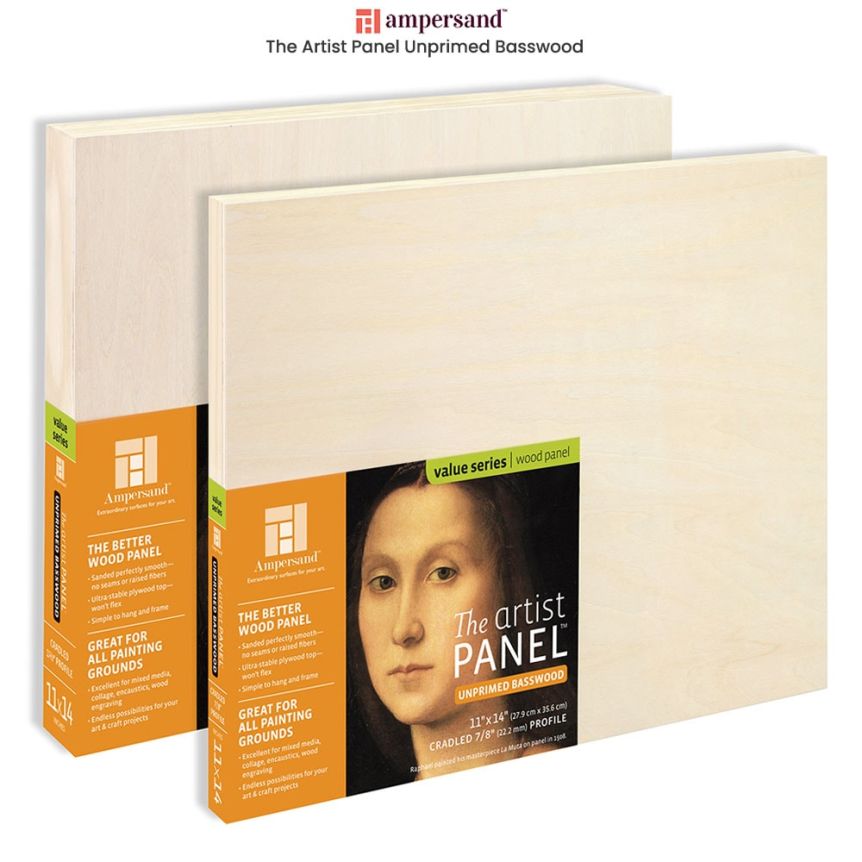 Ampersand Value Series Artist Panel™ Unprimed Basswood