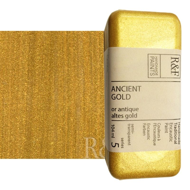 R&F Encaustic Paint 104 ml Ancient Gold