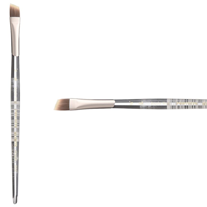 Princeton Glacier Series 4950 Synthetic Brush - Angle Wash, Short Handle, Size 3/8"