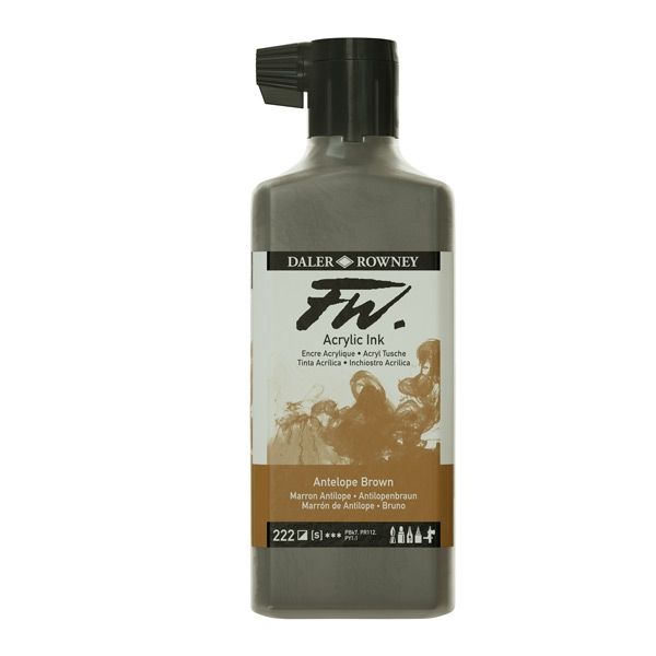 FW Acrylic Ink 180ml Antelope Brown