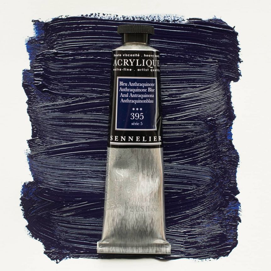 Sennelier Extra Fine Artist Acrylics - Anthraquinone Blue, 60ml