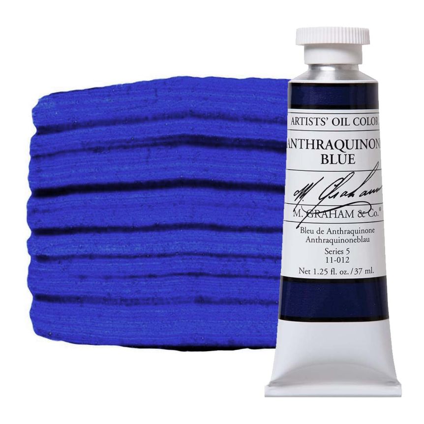 M. Graham Artist Oil Color 37ml - Anthraquinone Blue
