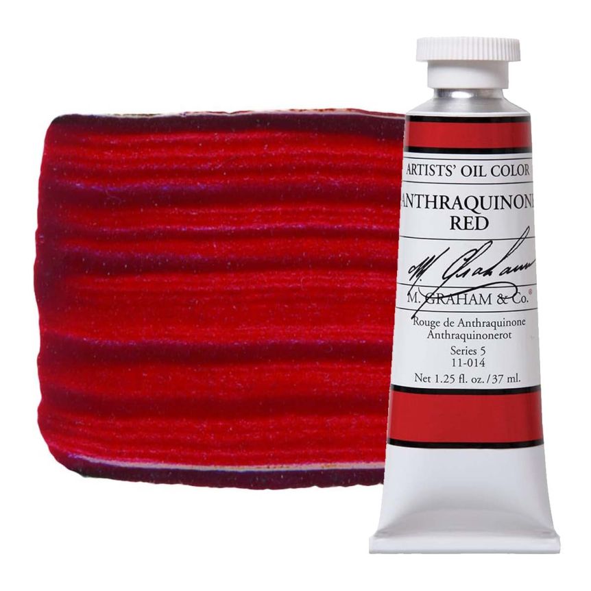 M. Graham Artist Oil Color 37ml - Anthraquinone Red