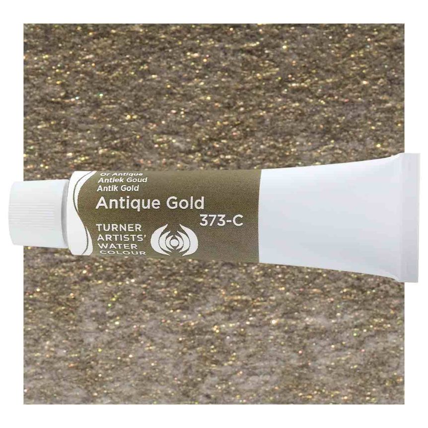 Turner Professional Watercolor - Antique Gold, 15ml Tube