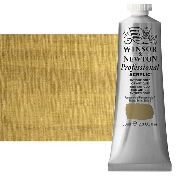Winsor & Newton Professional Acrylic 60 ml Tube - Antique Gold