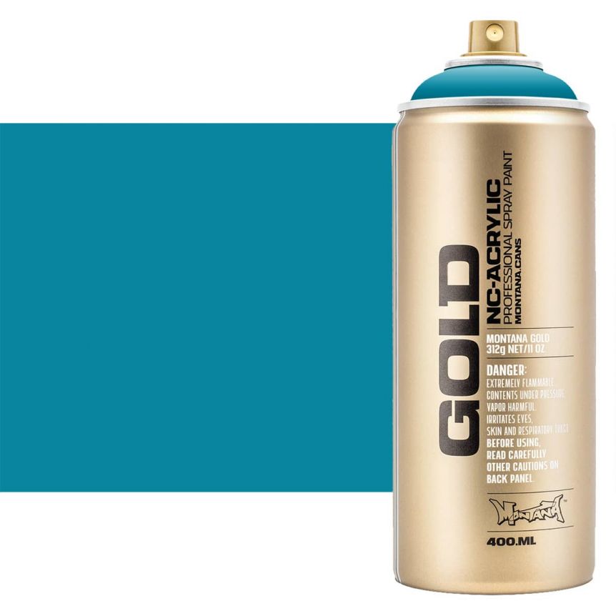 Montana GOLD Acrylic Professional Spray Paint 400 ml - Aqua