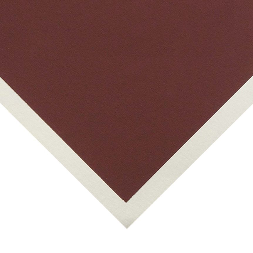 Colourfix Medium Tooth Pastel Paper - Burgundy, 19-1/2" x 27-1/2" (10 Sheet Pack)