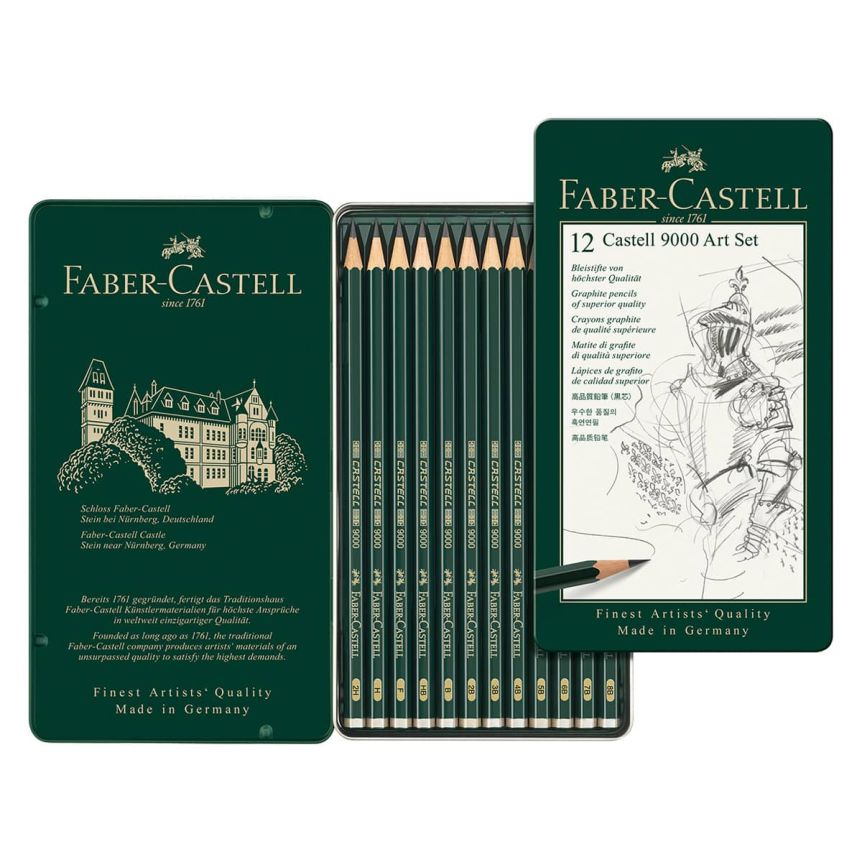 Faber Castell Perfection Eraser Pencil with Brush Box of 12 - Du