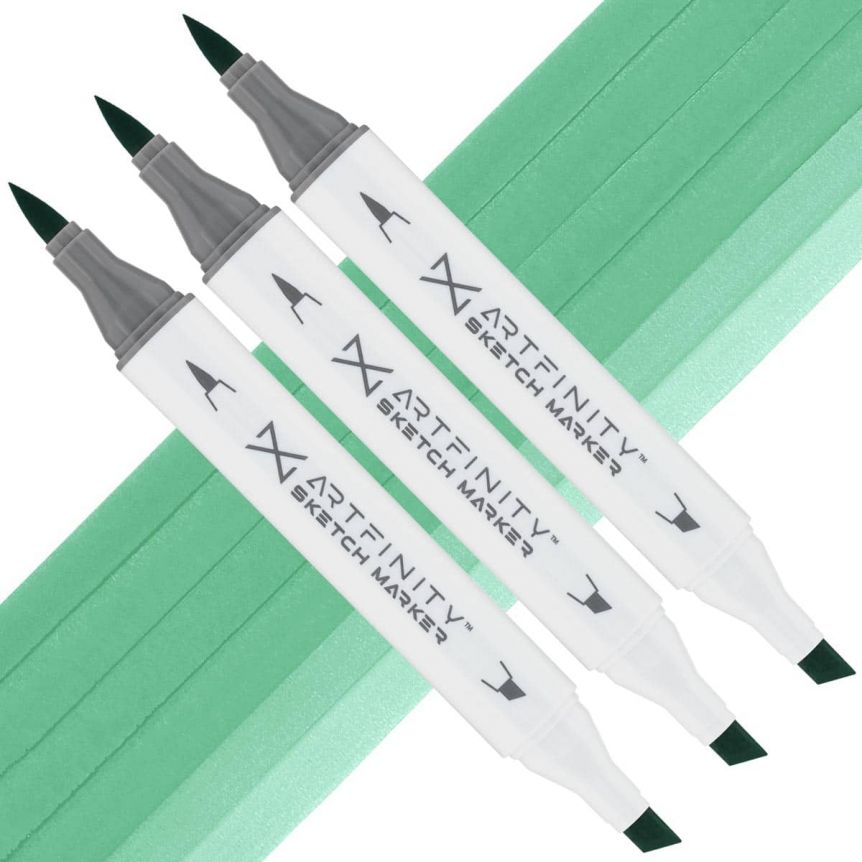 Artfinity Sketch Marker - Green Mint BG5-4, Box of 3