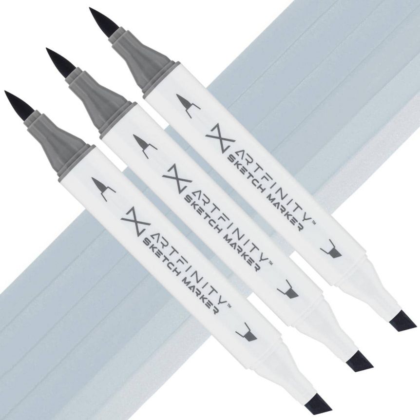 Artfinity Sketch Marker - Cool Grey 3 CG3, Box of 3