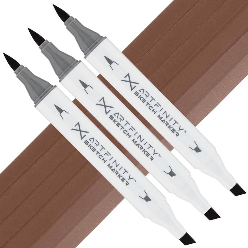 Artfinity Sketch Marker - Cacao RV8-6, Box of 3