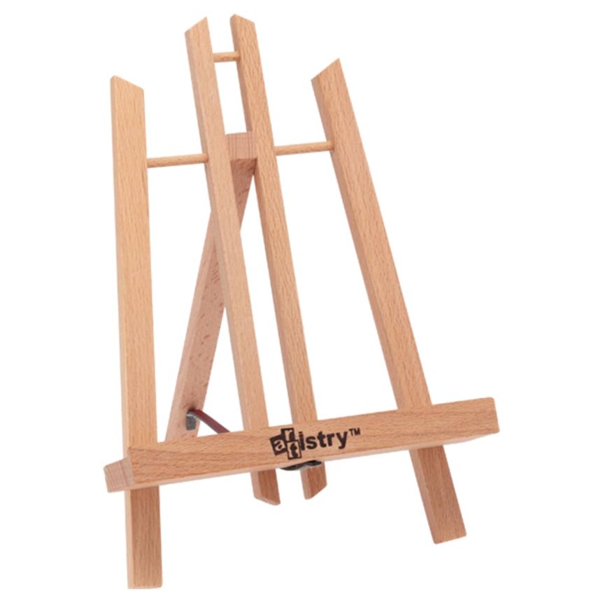 Artistry Wood Display Easel, Small Beech