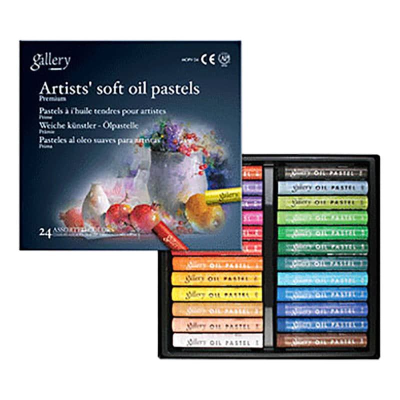 Mungyo Gallery Artist Soft Oil Pastels Assorted Colors (Set of 24