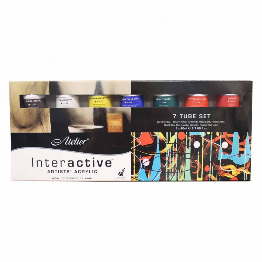 Interactive Professional Artists Acrylic Set of 7