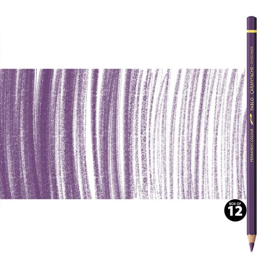 Caran d'Ache Pablo Pencils Set of 12 No. 099 - Aubergine