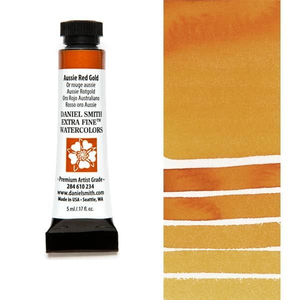 Daniel Smith Extra Fine Watercolor - Aussie Red Gold, 5ml Tube