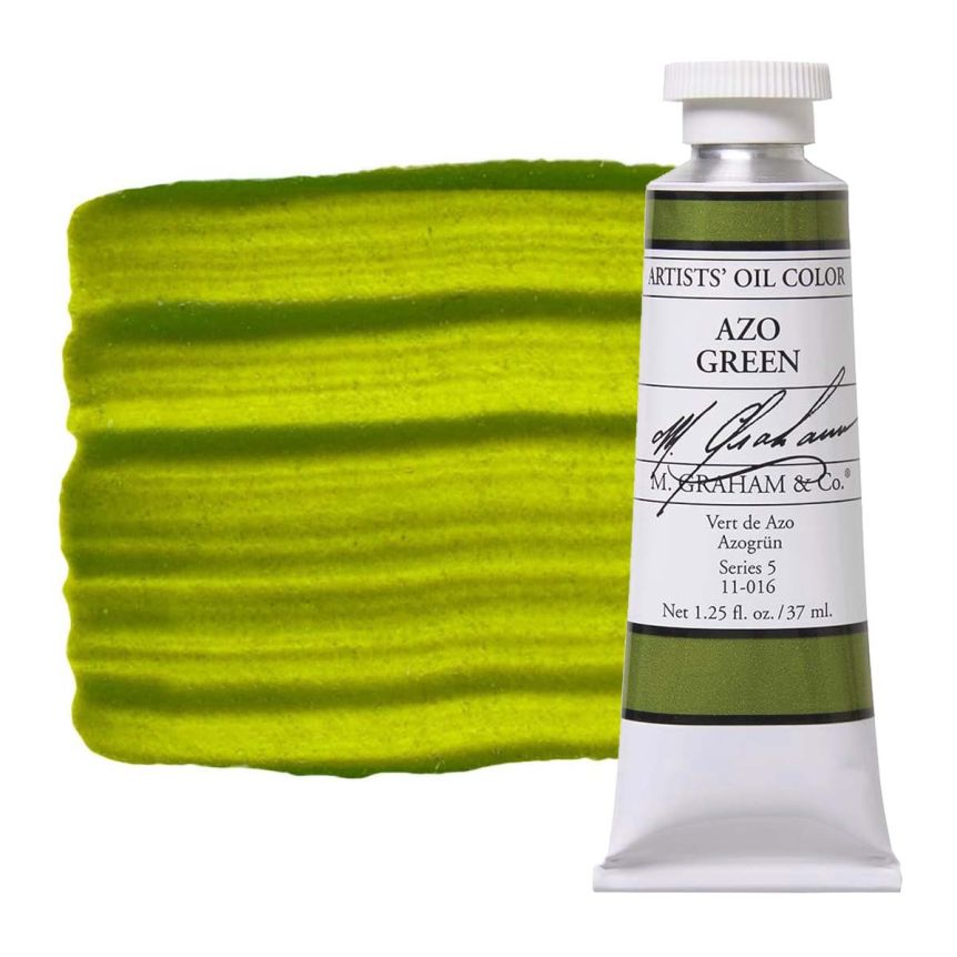 M. Graham Artist Oil Color 37ml - Azo Green