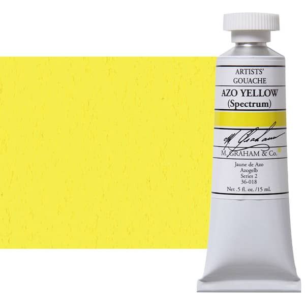 M Graham Gouache 15ml Azo Yellow