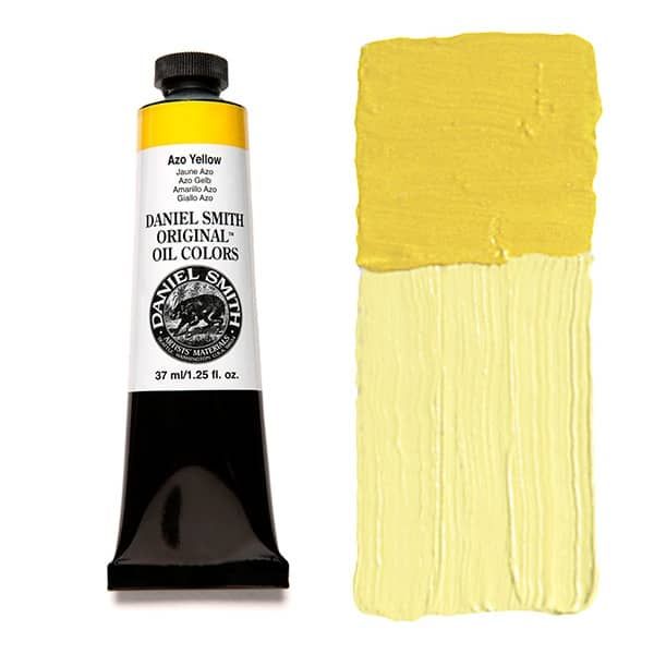 Daniel Smith Oil Colors - Azo Yellow, 37 ml Tube