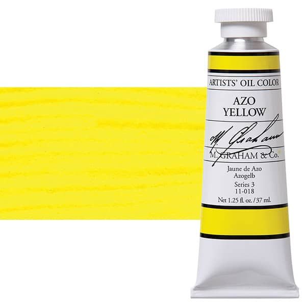 M. Graham Oil Color 37ml - Azo Yellow