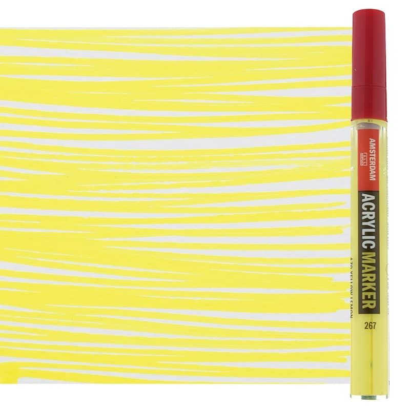 Amsterdam Acrylic Marker 4 mm Azo Yellow Lemon