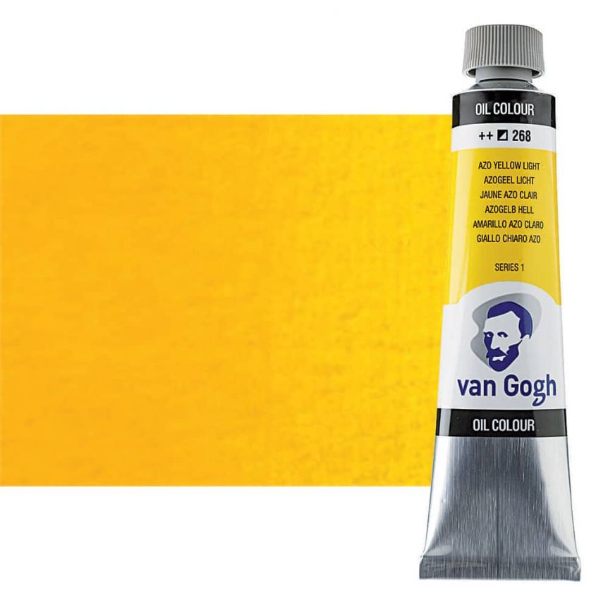 Van Gogh Oil Color, Azo Yellow Light 200ml Tube