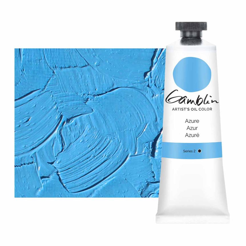 Gamblin Artists Oil - Azure, 37ml Tube