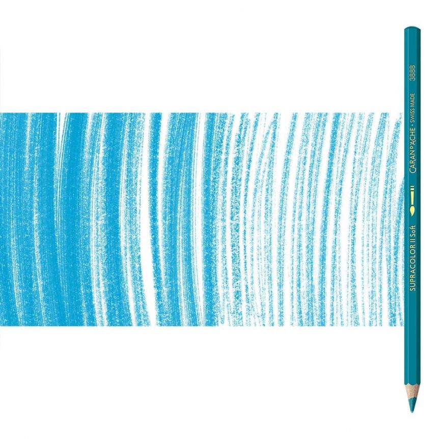 Supracolor II Watercolor Pencils Individual No. 170 - Azurite Blue