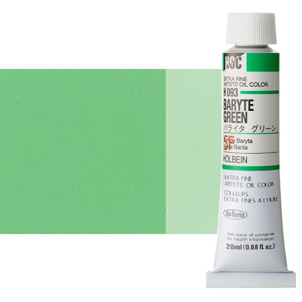 Holbein Extra-Fine Artists' Oil Color 20 ml Tube - Baryte Green