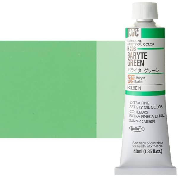 Holbein Extra-Fine Artists' Oil Color 40 ml Tube - Baryte Green