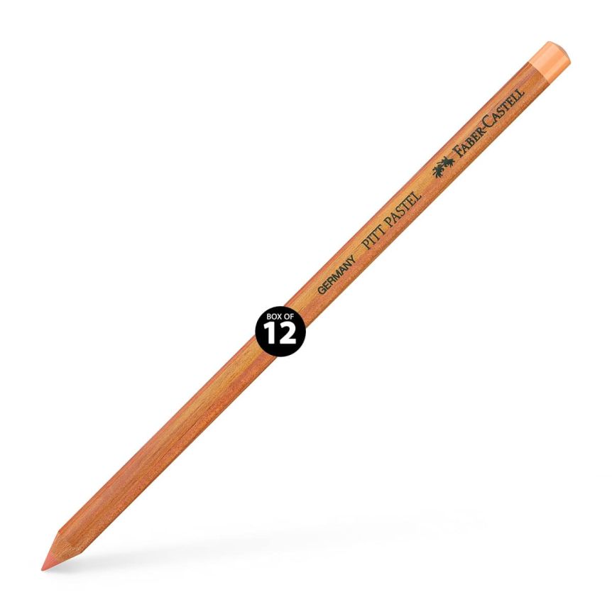 Faber-Castell Pitt Pastel Pencil, No. 132 - Beige Red (Box of 12)