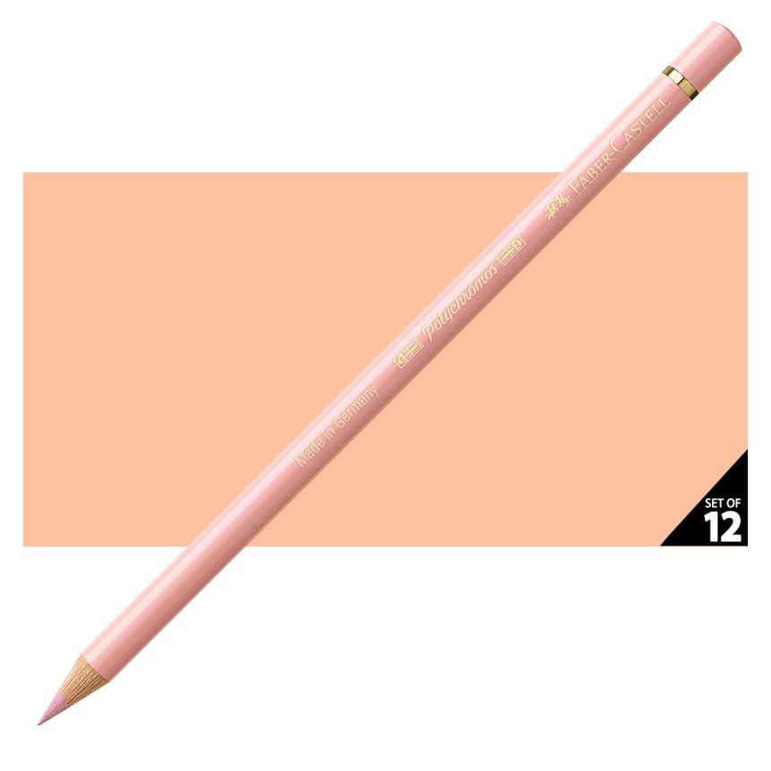 Faber-Castell Polychromos Pencil, No. 132 - Beige Red (Box of 12)
