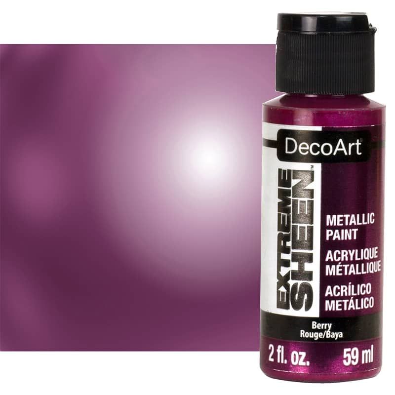 DecoArt Extreme Sheen Metallic Paint 2oz Berry