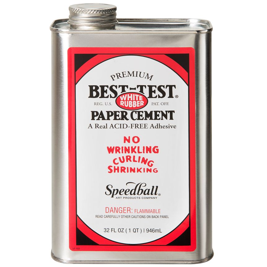 Best-Test Acid Free Paper Cement, 32 oz