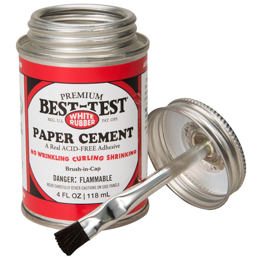Best-Test Acid Free Paper Cement, 4 oz