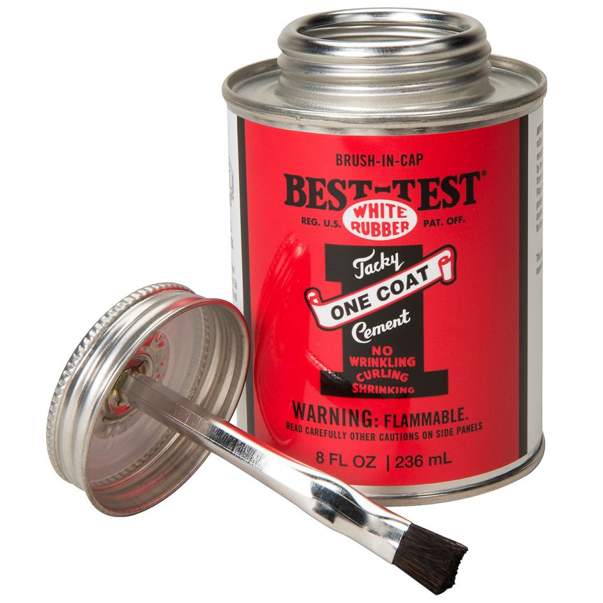 Best-Test One Coat Rubber Cement, 8 oz