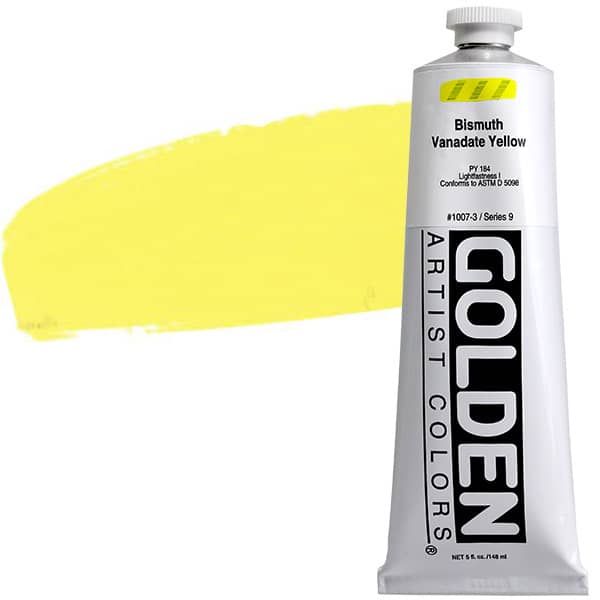 GOLDEN Heavy Body Acrylic 5 oz Tube - Bismuth Vanadate Yellow