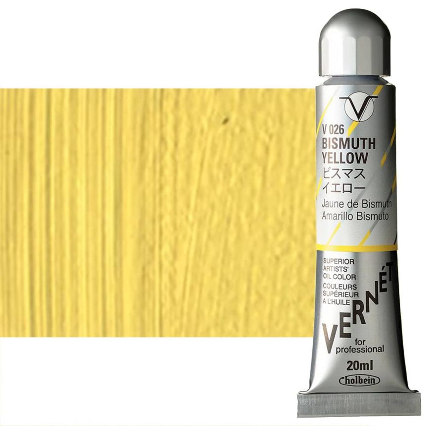 Holbein Vern?t Oil Color 20 ml Tube - Bismuth Yellow