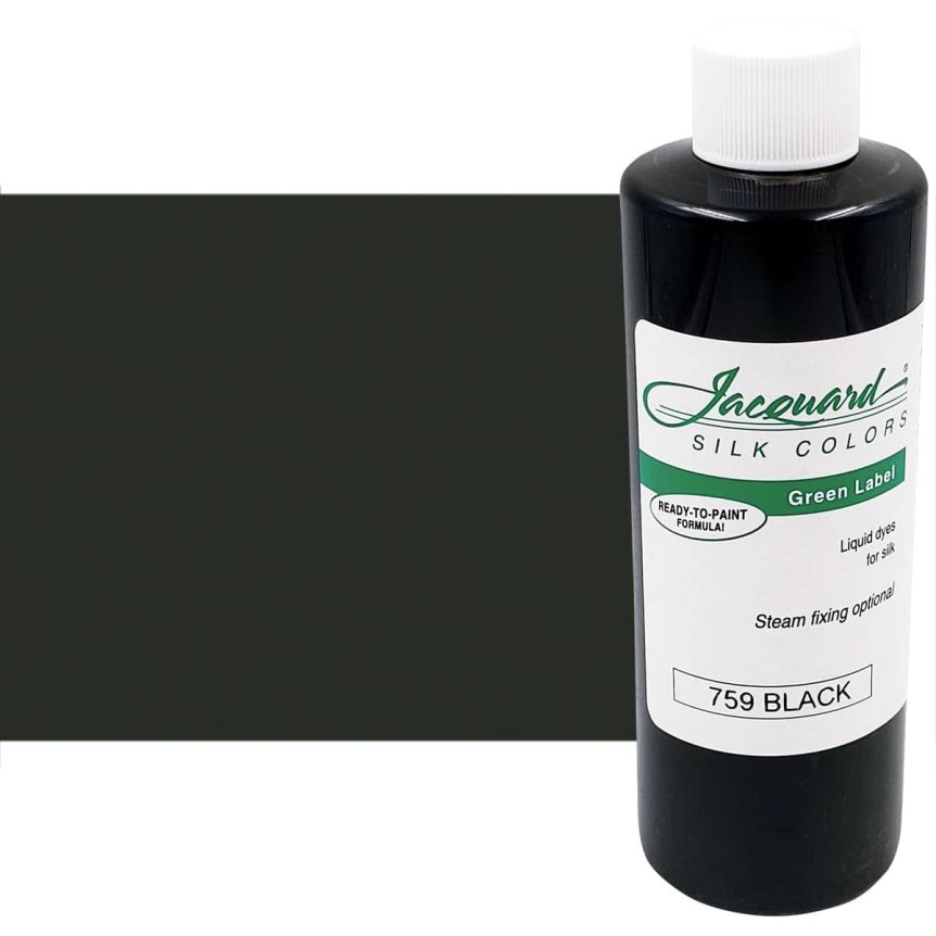 Jacquard Silk Color - Black, 250ml Bottle